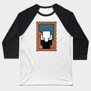 Minimalist 'The Scream' Baseball T-Shirt